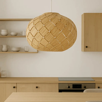 Nordic Lantern Pendant Light Shade | DIY Wood Lamp Shade Kit