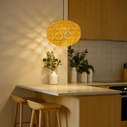 Nordic Lantern Pendant Light Shade | DIY Wood Lamp Shade Kit