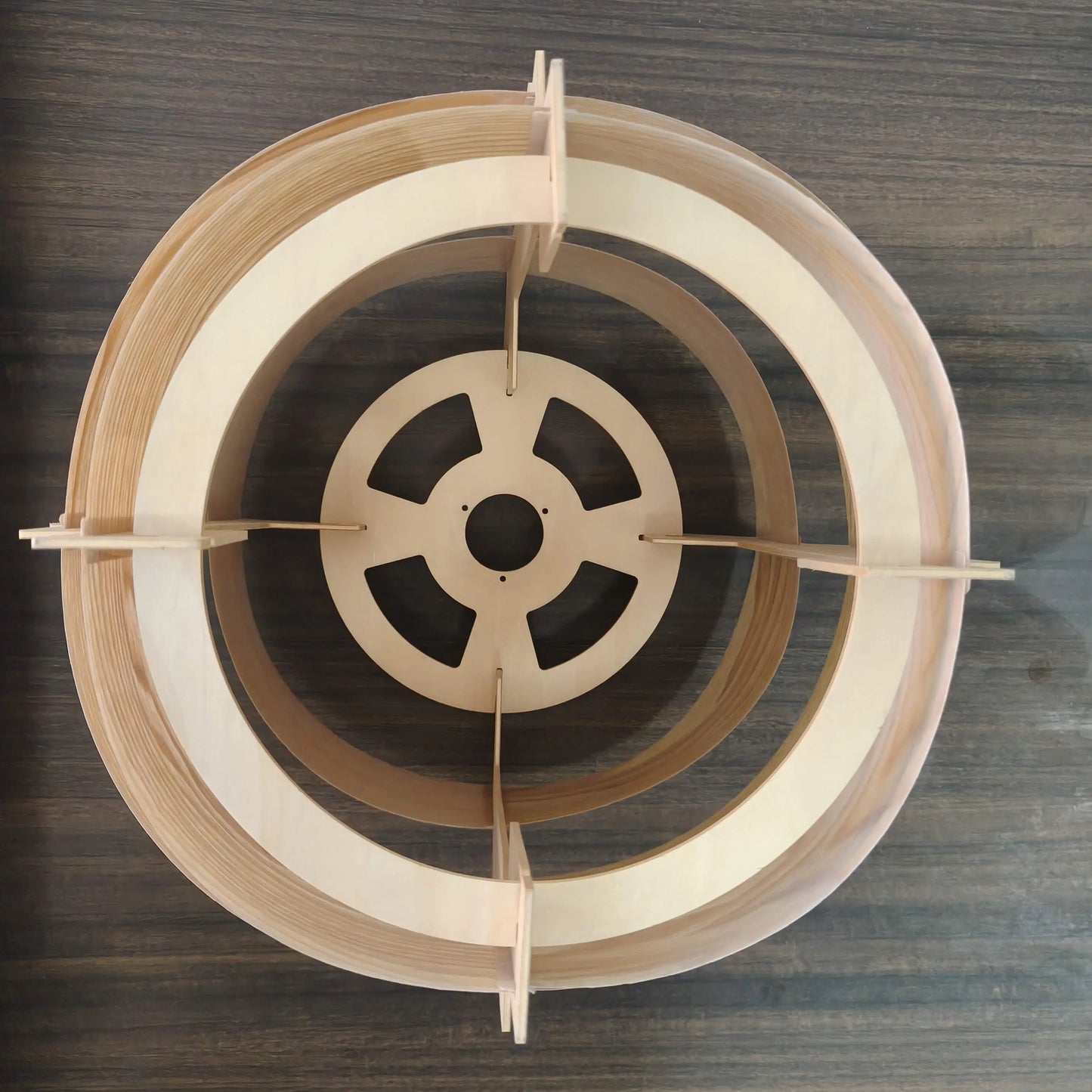 DIY Hängende Holztrommel-Pendelleuchte – 15'' x 11'' – Japandi – 2025