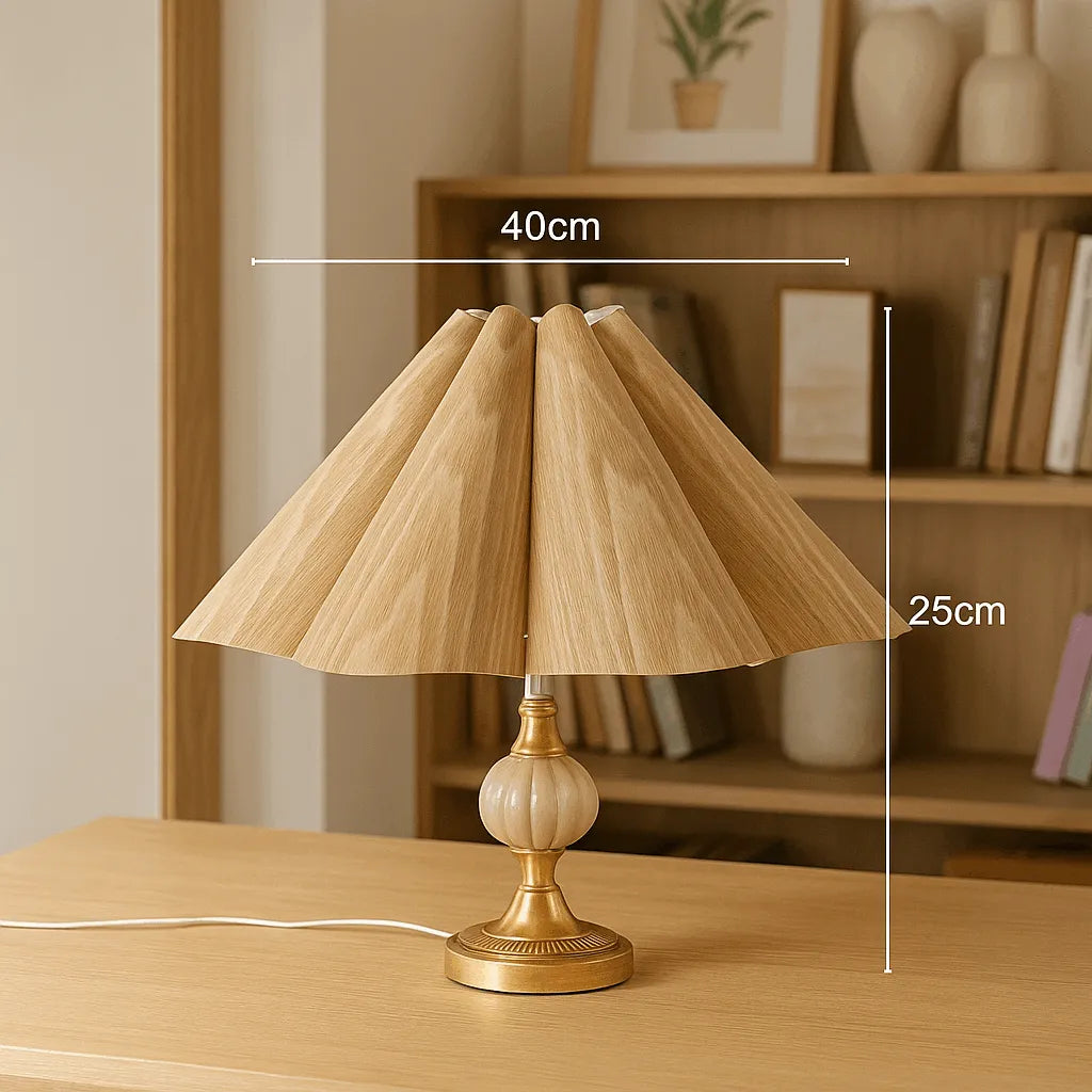 Nordische Jakobsmuschel-Lampenschirme aus Holz für Tisch- und Stehleuchten | DIY Lampenschirm-Bausätze