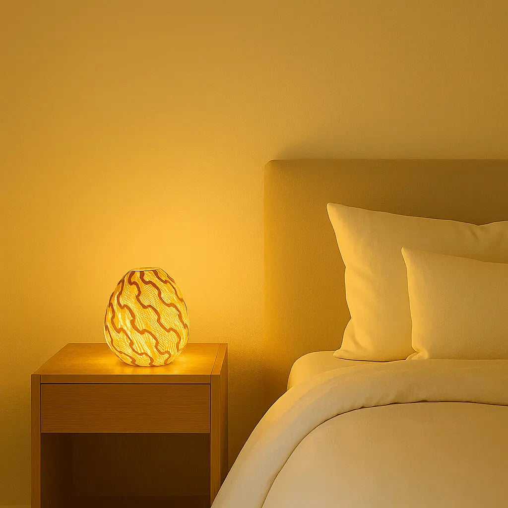 Nordic Egg-Shaped Wooden Pendant Light Shade for Kitchen Island | DIY Lampshade Kit