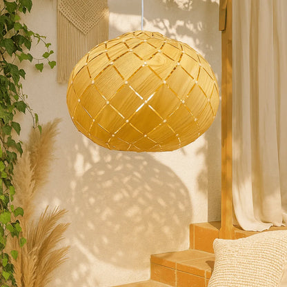 Nordic Lantern Pendant Light Shade | DIY Wood Lamp Shade Kit