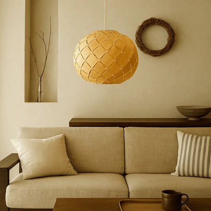 Nordic Lantern Pendant Light Shade | DIY Wood Lamp Shade Kit