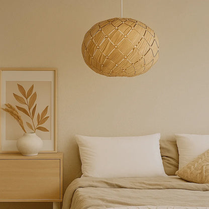 Nordic Lantern Pendant Light Shade | DIY Wood Lamp Shade Kit