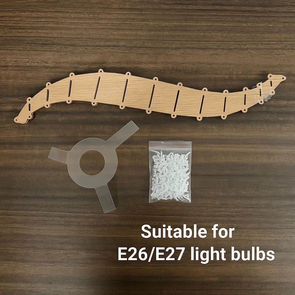 Laternen-Hängeleuchte aus Naturholz | Boho-Landhaus-Leuchten 15''x11''