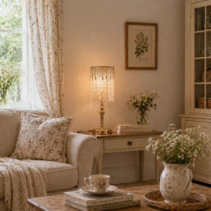 Vintage White Lace Lampshade | DIY Romantic Bedside Table Lamp Shade Kit